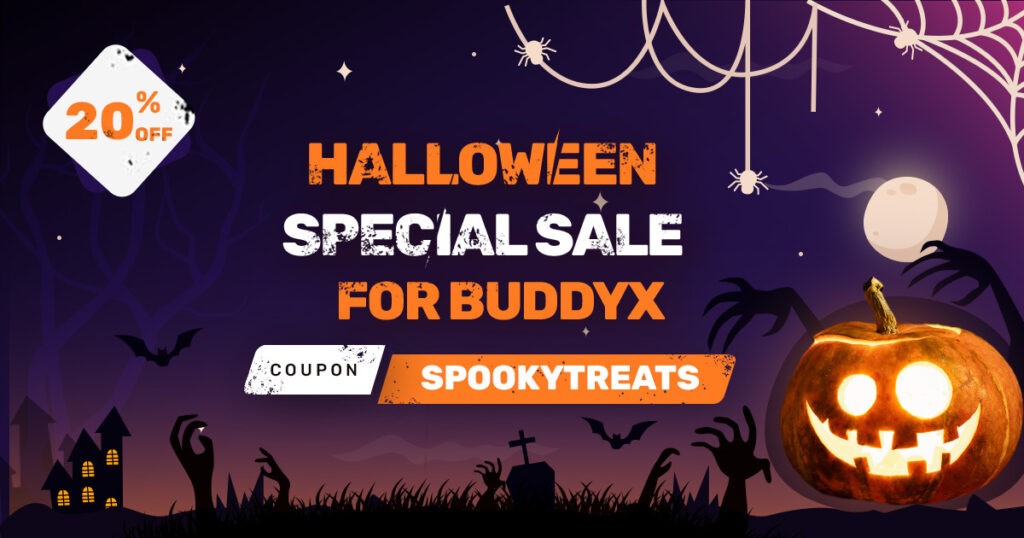buddyx Halloween deal