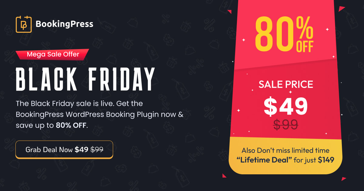 booking press black Friday deal 2022