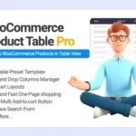 Woocommerce product Table Pro
