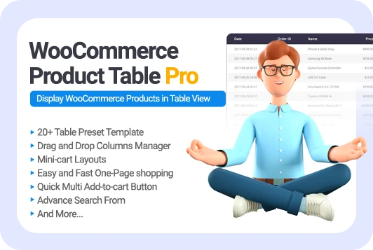 WooCommerce product table pro