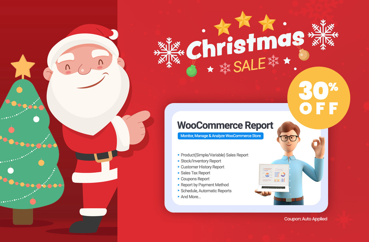 WooCommerce Report  Christmas deal 2022