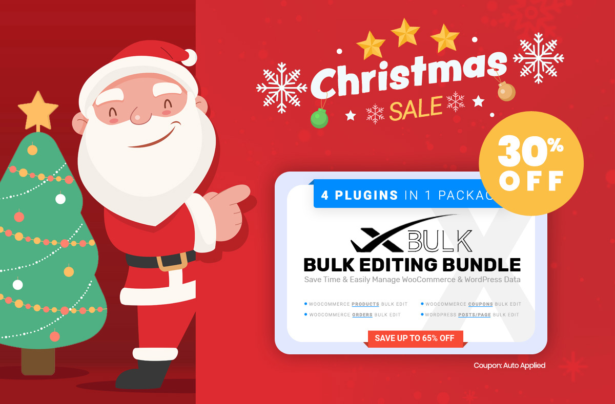 Xbulk - Bulk Edit Bundle Christmas deal 2022