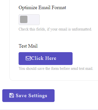 optimize sale email format