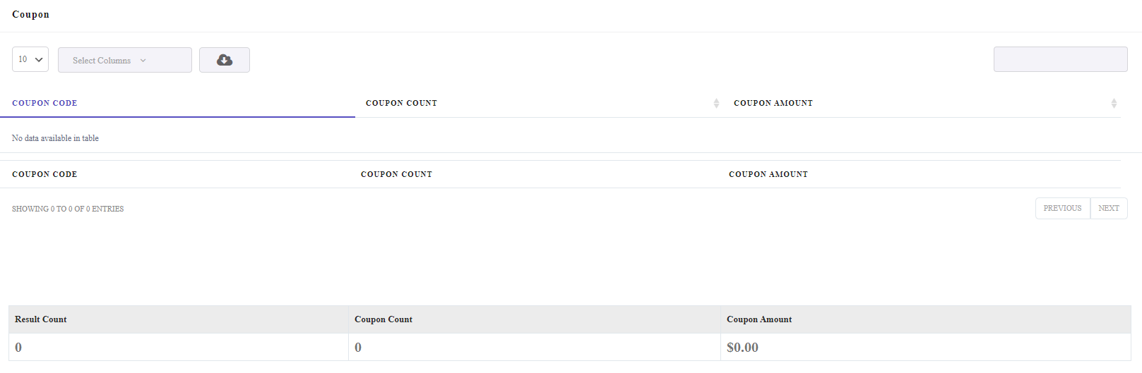 result of coupon reports in WooCommerce reports plugin