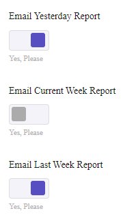 select email yesterday report and email last week report options in WooCommerce