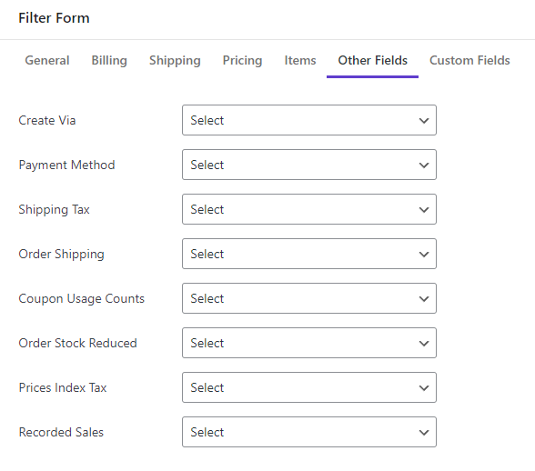 filter orders by payment method in WooCommerce