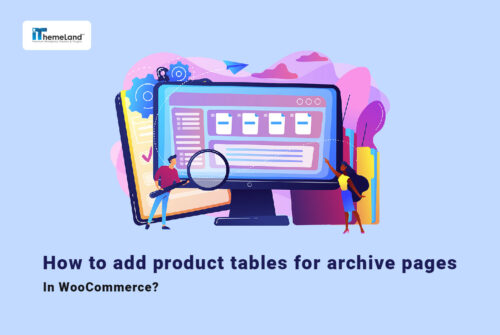 add product tables for archive pages