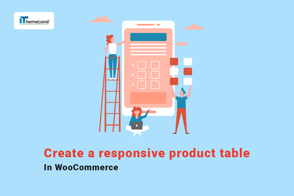 create a responsive product table