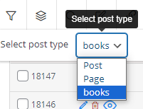 select post type in book category