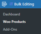 WooCommerce products bulk edit plugin