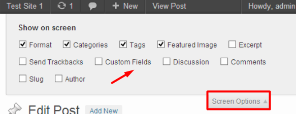 add custom fields in WordPress without plugin