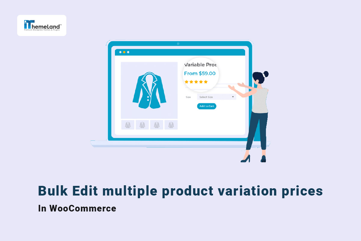 Bulk edit multiple product variation prices