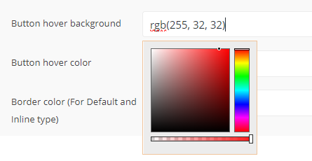 select background color button in button section