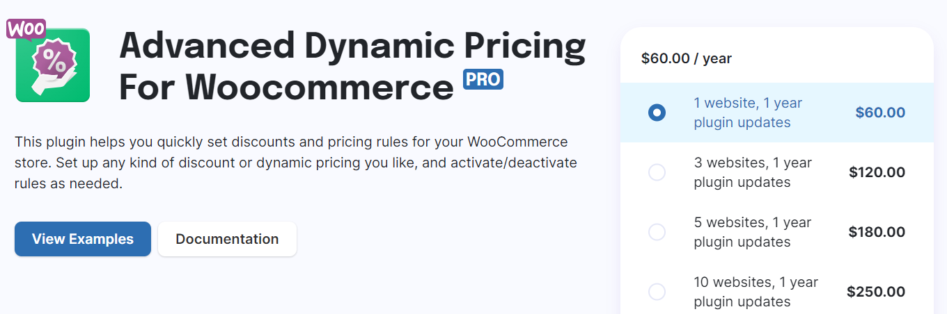 Advanced Dynamic Pricing for WooCommerce Plugin