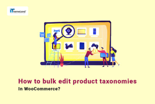 Bulk edit product taxonomies