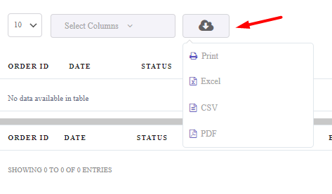 Export WooCommerce billing and shipping report