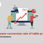 Increase conversion rate of table products