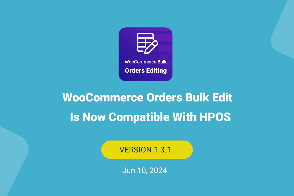 On October 10th, High-Performance Order Storage (HPOS) one of the biggest data improvements of WooCommerce was introduced to improve the order creation and speed up checkout in WooCommerce stores. WooCommerce also informed Third-party developers to update their extensions and make them compatible with HPOS.  Update WooCommerce orders bulk edit plugin with HPOS