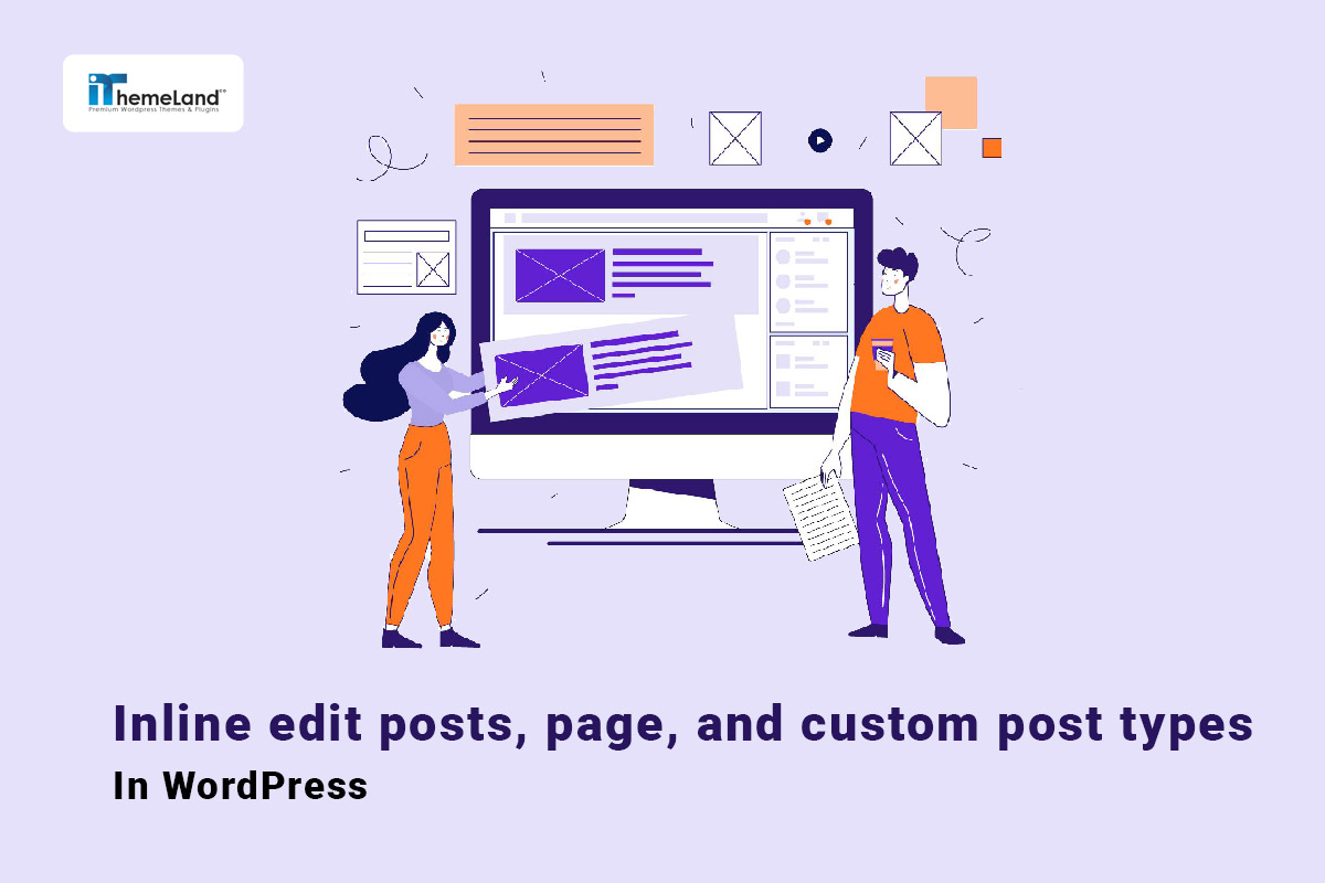 WordPress inline edit post and page