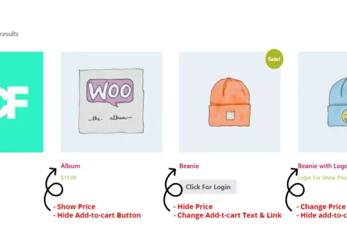 Hide price and add-to-cart-button on WooCommerce archive page