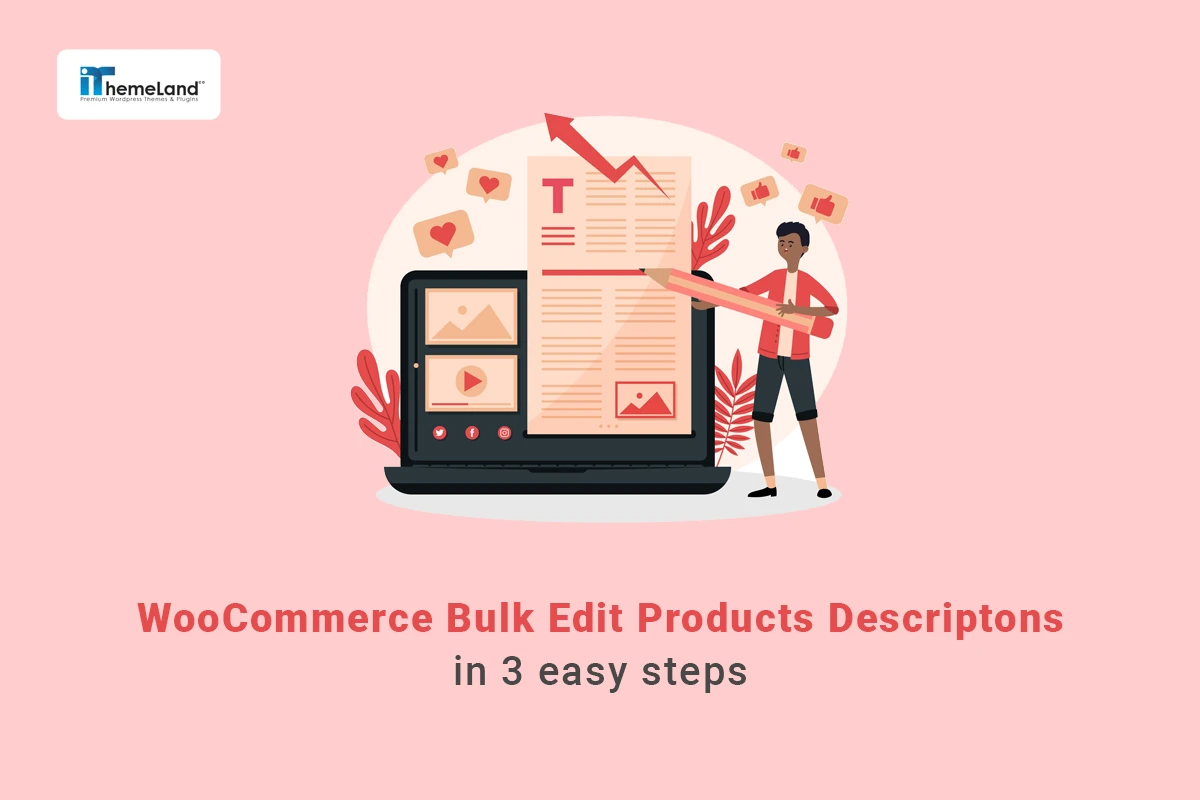 Bulk edit product descriptions in WooCommerce