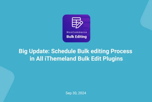 bulk edit plugin schedule feature update banner