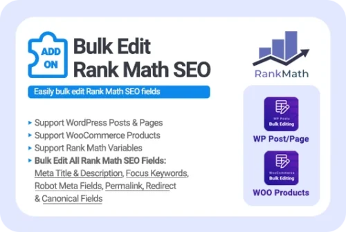 Bulk edit Rank Math SEO plugin