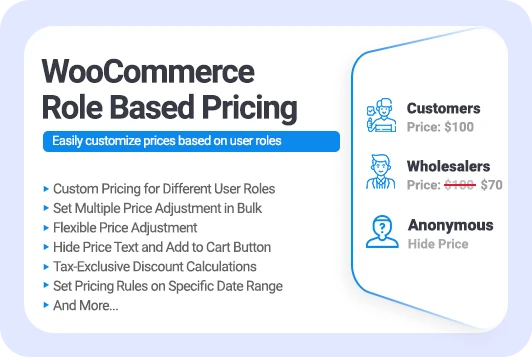 Role Based Pricing for WooCommerce Banner