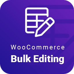 WooCommerce products bulk edit icon