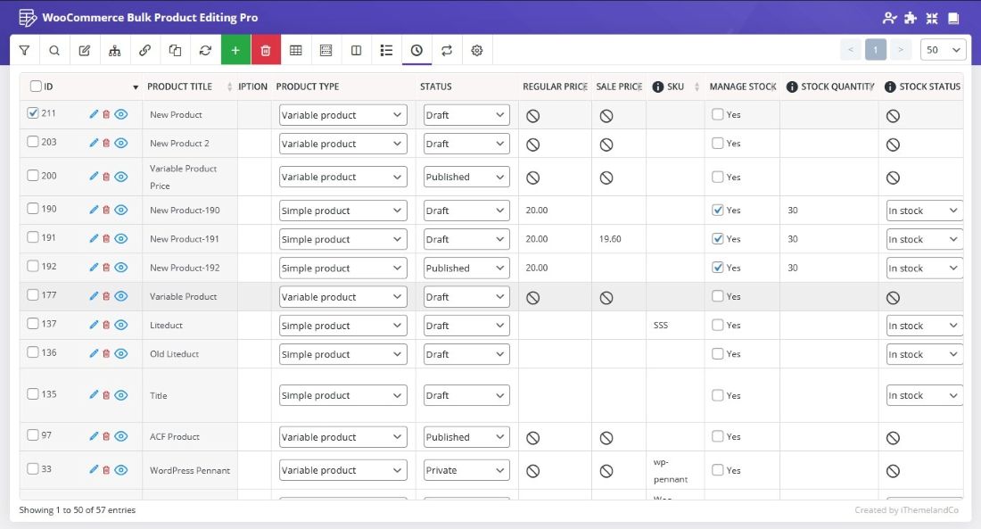 Edit all selected products in bulk using WooCommerce bulk edit plugin