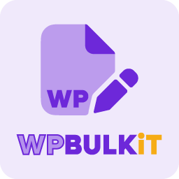 WPBULKiT - Bulk Edit WordPress Posts / Pages logo