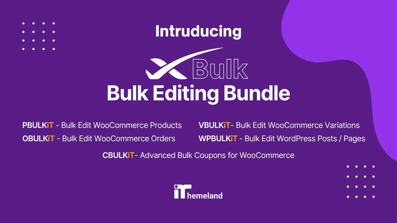XBulk Edit Bundle youtube thumbnail banner